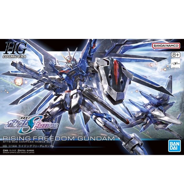 Mô Hình Lắp Ráp HG 1/144 RISING FREEDOM GUNDAM Chính hãng Bandai