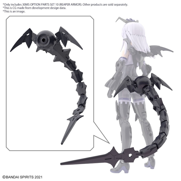 Mô Hình Lắp Ráp 30MS Phụ kiện OPTION PARTS SET 10 (REAPER ARMOR) của Bandai Nhật Bản