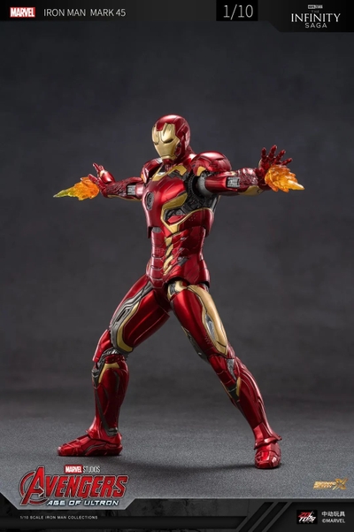 Mô Hình Ráp Sẵn IRON MAN MARK 45 (MK45) SCALE 1/10 của ZDTOYS