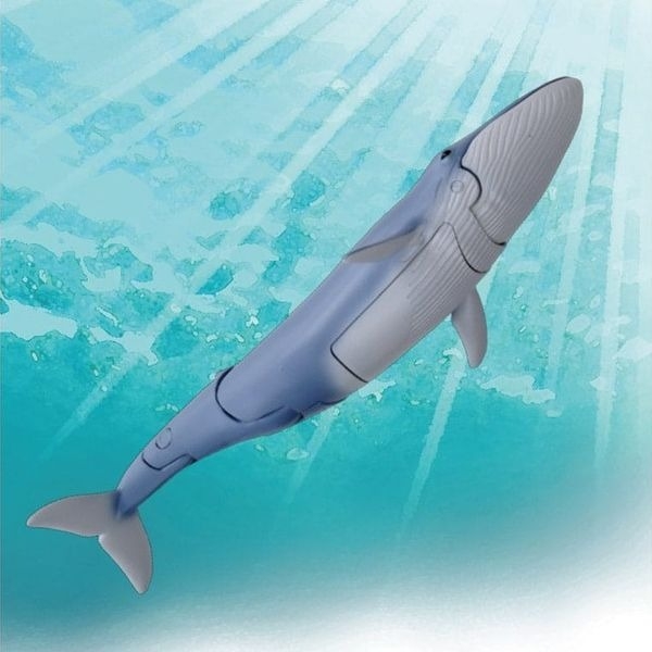 Mô Hình Động Vật Ania AL-23 Blue Whale Floating Ver - Cá Voi của TAKARA TOMY