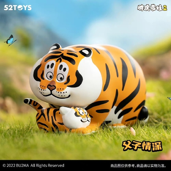 Hộp Mù 52Toys Blindbox Hổ Béo và Hổ Con series 2