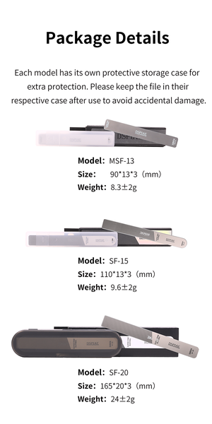 Dụng Cụ DSPIAE Nhám Thủy Tinh SF-15 SF-16 SF-17 SF-20 MSF-13