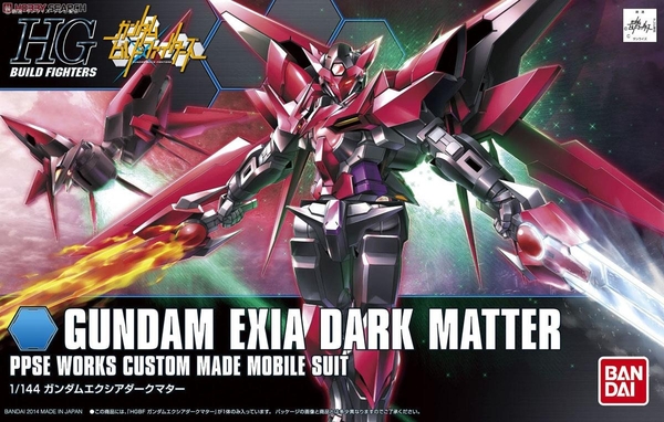Mô Hình Lắp Ráp HGBF 1/144 GUNDAM EXIA DARK MATTER của Bandai Nhật bản