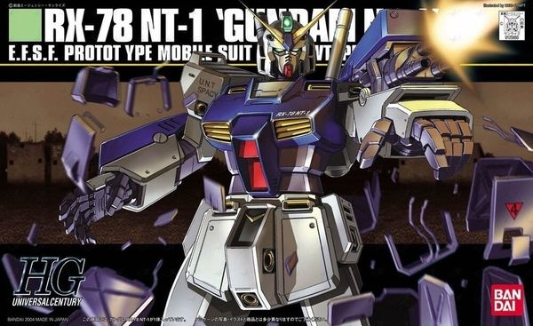 Mô Hình Lắp Ráp Gundam HG UC 1/144 Gundam NT-1 Alex của Bandai Nhật bản