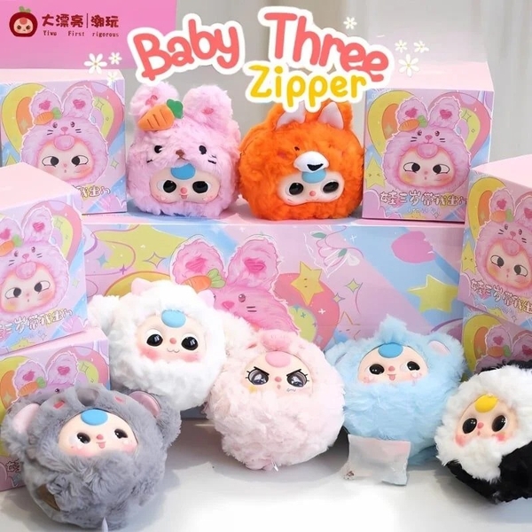 Túi Mù Blindbox Baby three – Take me out zipper bag