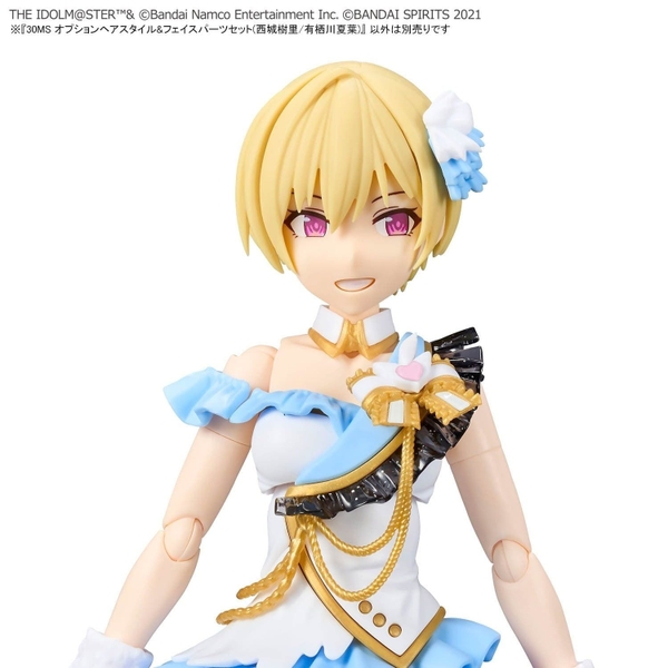 Mô Hình Lắp Ráp 30MS - THE IDOLMASTER - OPTION HAIR STYLE & FACE PARTS SET - JURI SAIJO/NATSUHA ARISUGAWA của Bandai