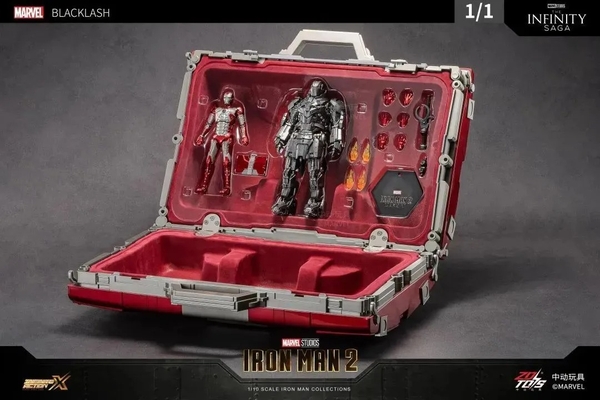 Mô Hình Ráp Sẵn Marvel Iron Man Mk5 Suitcase Set – Marvel 10th Anniversary của ZDtoys