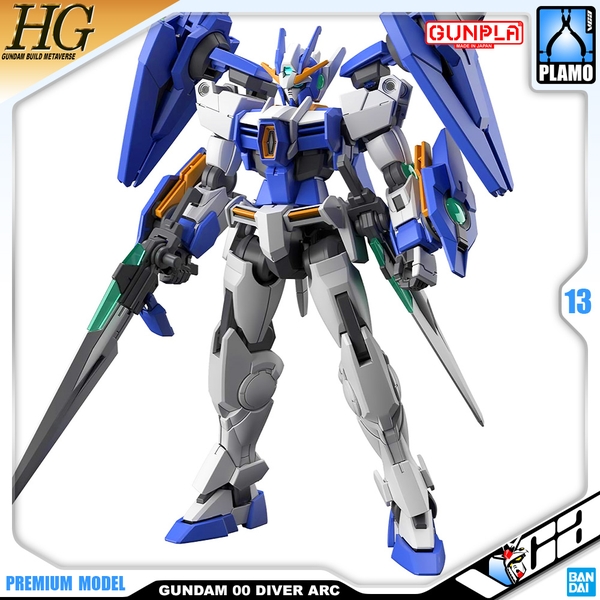 [Có sẵn] Mô hình HG1/44 GUNDAM 00 DIVER ARC Chính hãng Bandai
