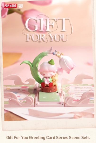 Mô Hình Hộp Mù POP MART Gift For You Greeting Card Series Scene Sets Blind Box