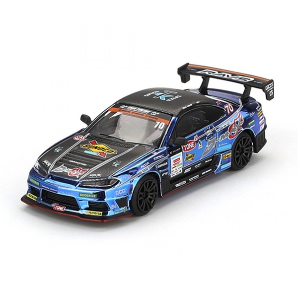 Mô Hình Xe Minigt Card Version MGT00855 Nissan Silvia (S15) D-MAX #70 D-MAX Racing 2023 D1 Grand Prix