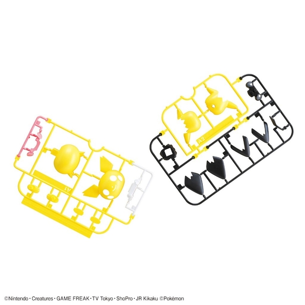 Mô Hình Lắp Ráp Pokemon Model Kit QUICK!! 24 PICHU của Bandai Nhật bản