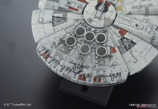 Mô Hình Lắp Ráp STAR WARS VEHICLE MODEL 006 MILLENNIUM FALCON của Bandai Nhật Bản