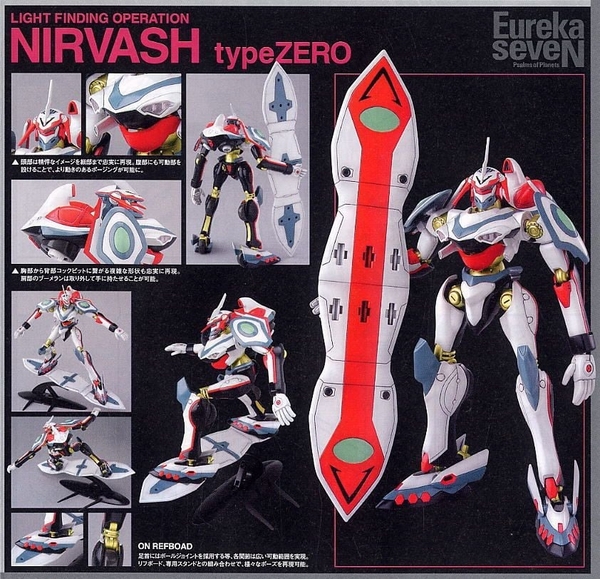Mô Hình Lắp Ráp Gundam HG EUREKA SEVEN NIRVASH TYPE ZERO của Bandai Nhật Bản