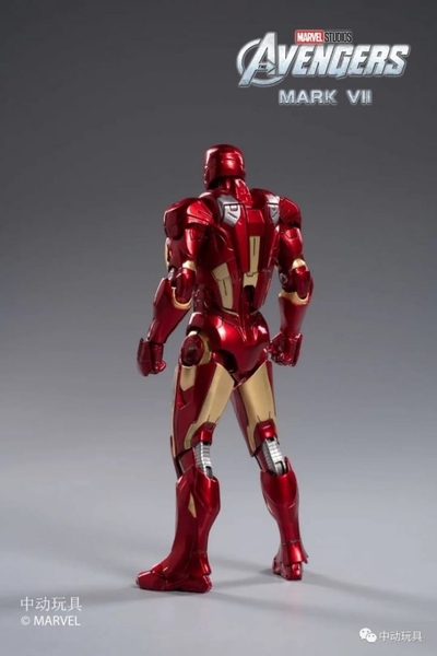 Mô Hình Ráp Sẵn Marvel Iron Man Mark VII (MK7) Scale 1:10 của ZD Toys