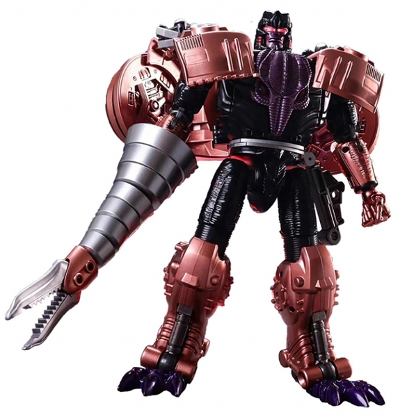 Mô hình biến hình Transformer BWM-06 Metal T Rex của TransArt