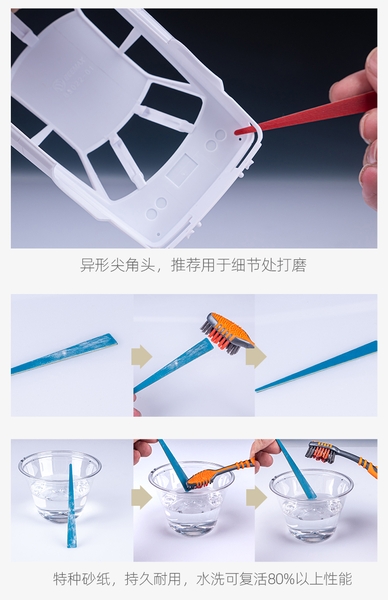 Dụng Cụ Hobby Mio Thanh Chà Nhám chuyên dụng mô hình Gundam (Có Thể Tái Sử Dụng)