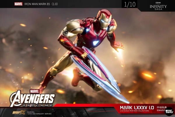 Mô Hình Ráp Sẵn Marvel Ironman MK85 1.0 Version - ZM12 của ZDToys