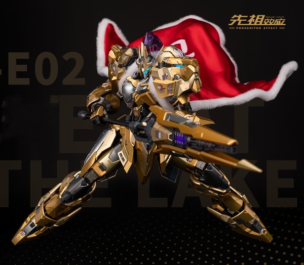 Mô Hình Ráp Sẵn MCT-E02 Lancelot bản màu Hoàng Kim Limited (kèm Gacha và Áo choàng) của Moshow Toys