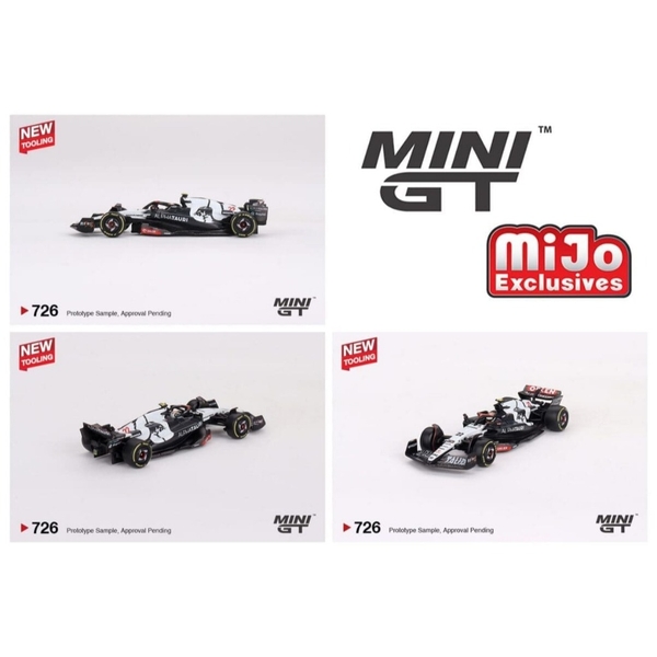 Mô Hình Xe Mini GT Box Vesion MGT00726 AlphaTauri AT04 #22 Yuki Tsunoda 2023 F1 2023 Australian GP