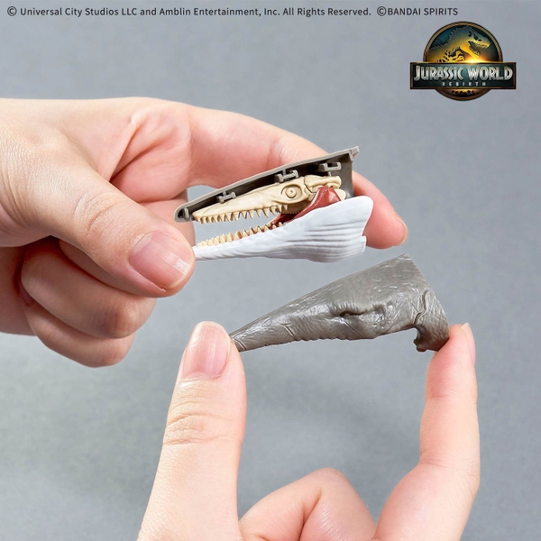 Mô Hình Lắp Ráp Khủng Long Plannosaurus Jurassic World Mosasaurus của Bandai Nhật Bản