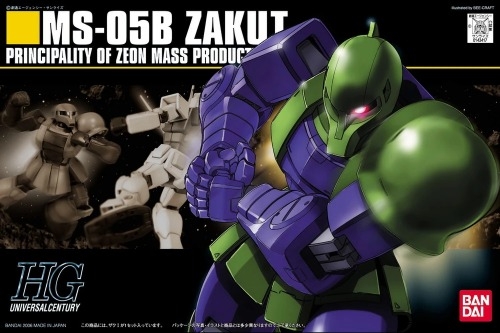 Mô Hình Lắp Ráp Gundam 1/144 HGUC ZAKU Ⅰ của Bandai Nhật bản