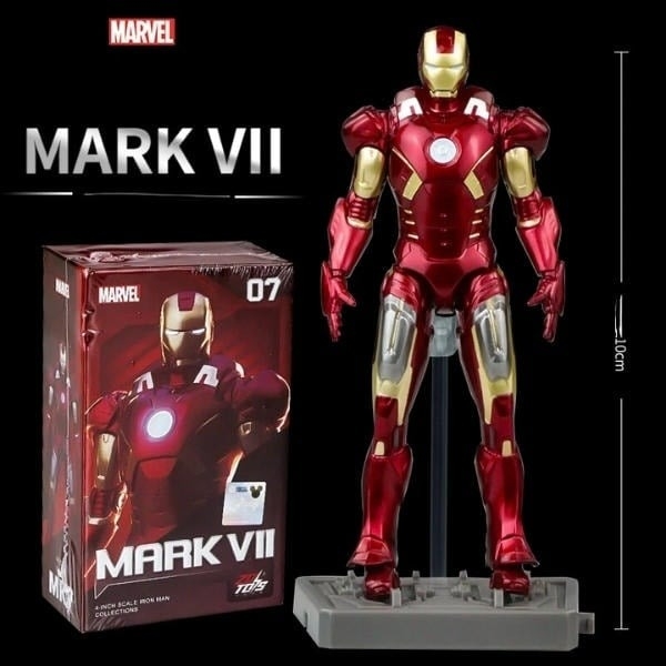 Mô Hình Ráp Sẵn Marvel - Iron Man Mark VII MK7 - 4 Inch - ZD Toys - ZM24