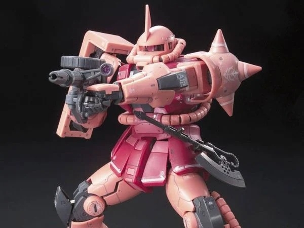 Mô Hình Lắp Ráp Gundam RG 1/144 MS-06S ZAKU Ⅱ của Bandai Nhật Bản