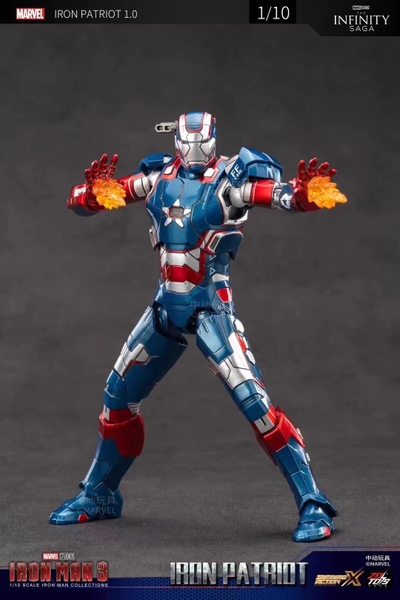 Mô Hình Ráp Sẵn Marvel Iron Patriot 1.0 Infinity Saga của ZDtoys