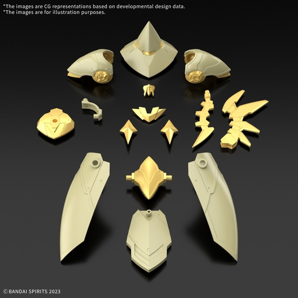 Mô Hình Lắp Ráp 30MF Phụ Kiện Class Up Armor - Liber Sorcerer của Bandai Nhật Bản