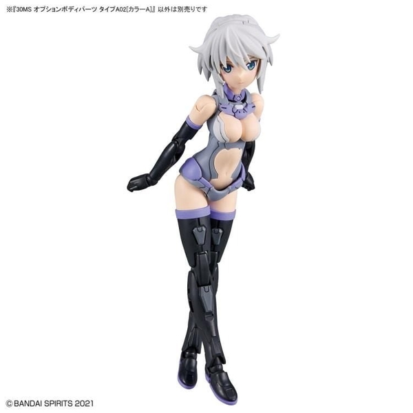 Mô Hình Lắp Ráp Bộ Phụ Kiện 30MS OPTION BODY PARTS TYPE A02 [COLOR A] của Bandai Nhật Bản