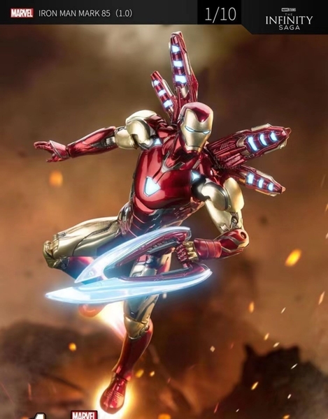 Mô Hình Ráp Sẵn Marvel Ironman MK85 1.0 Version - ZM12 của ZDToys