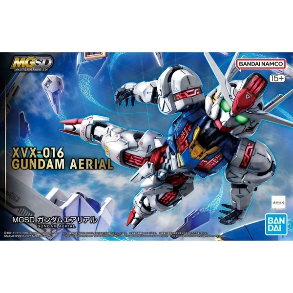 Mô Hình Lắp Ráp Gundam MGSD Aerial Gundam Chính Hãng Bandai Nhật Bản