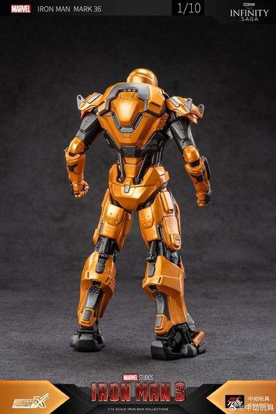 Mô Hình Ráp Sẵn Marvel 1/10 Iron Man Mk36 của ZDToys