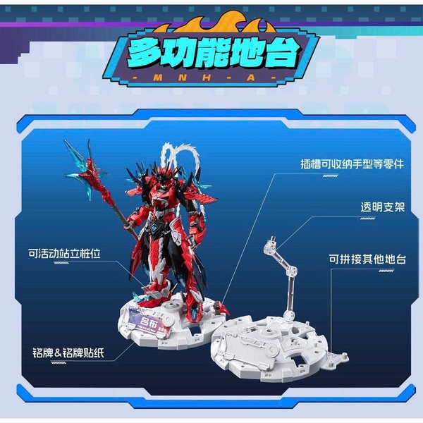 MÔ HÌNH LẮP RÁP BLIND BOX 1/144 I AM GREAT HERO MNH-A của MOTOR NUCLEAR