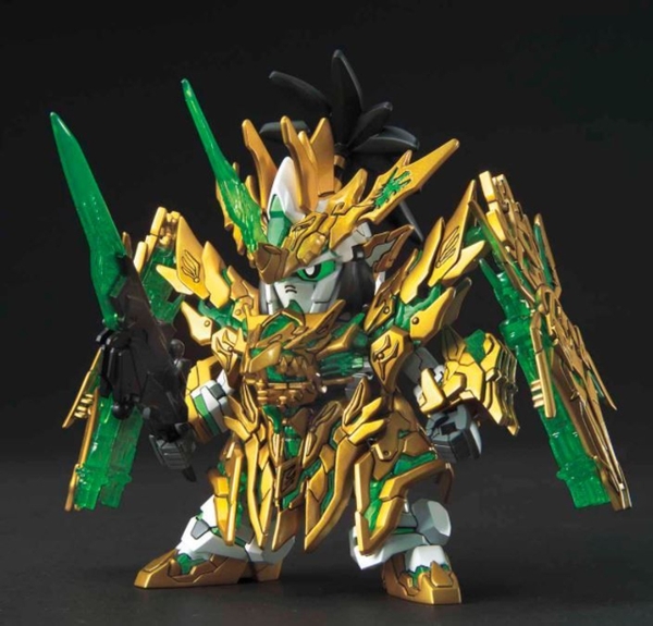 Mô Hình Lắp Ráp Gundam SD WH World Heroes LONGZUN LIU BEI UNICORN GUNDAM của Bandai Nhật bản