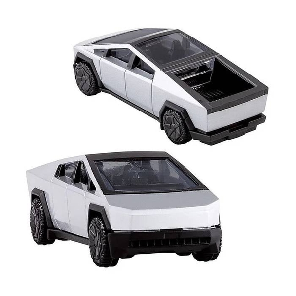 Mô Hình Xe Tomica PRM Tesla Cybertruck 25 Chính Hãng TakaraTomy