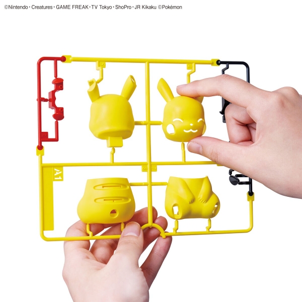 Mô hình lắp ráp Pokémon PLAMO COLLECTION QUICK!! 16 Pikachu (Sitting Pose) của Bandai nhật