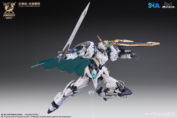 Mô Hình Lắp Ráp RG/BE 1/144 Tristan Titan Greatsword (Kèm Base + Decal nước) - Chính hãng SNAA