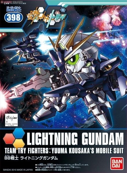 Mô Hình Lắp Ráp Gundam BB398 LIGHTNING GUNDAM của Bandai Nhật bản