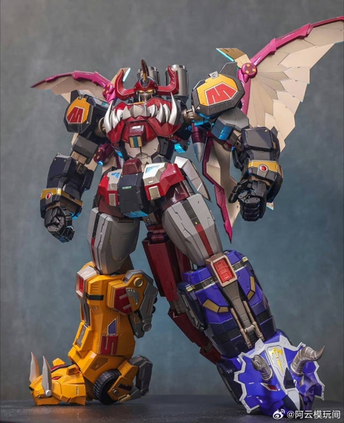 Mô hình Ráp Sẵn Dino Megazord (Power Ranger)  Dòng Kuri Kara Kuri Của Flame Toys
