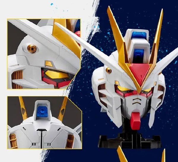 Mô Hình Tĩnh Ráp Sẵn BN Head Collection Vol. 2 Strike Freedom Gundam của Bandai Nhật bản
