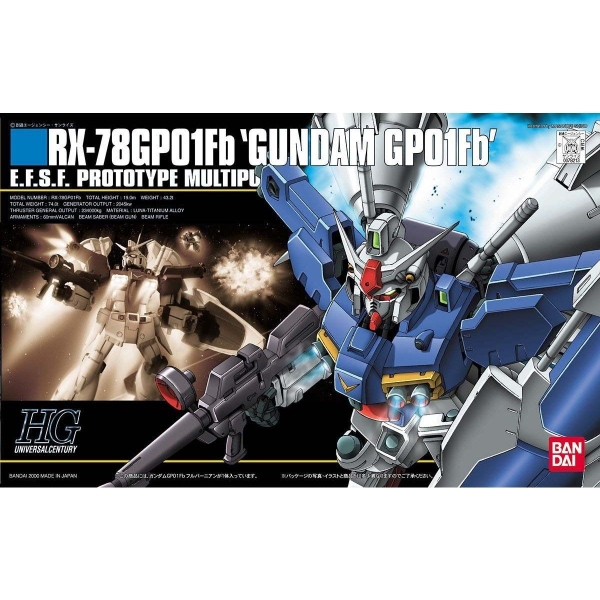 Mô Hình Lắp Ráp Gundam HG UC 1/144 RX-78 GP01Fb Gundam Zephyranthes Full Burnern của Bandai Nhật