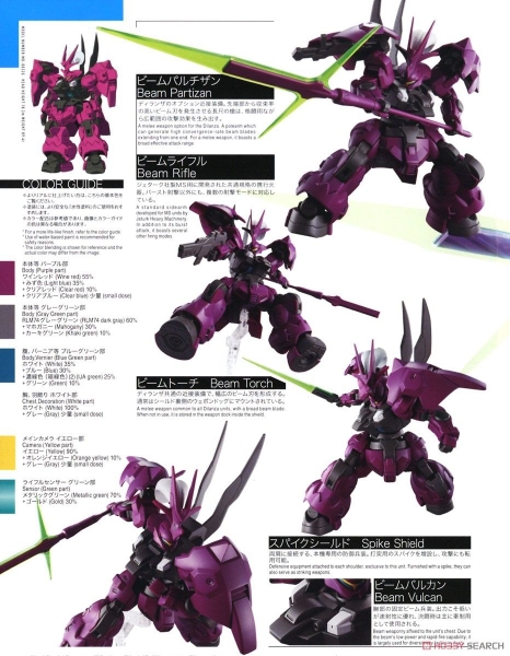 Mô Hình Lắp Ráp Gundam HG WFM 1/144 Guel’s Dilanza của Bandai Nhật Bản