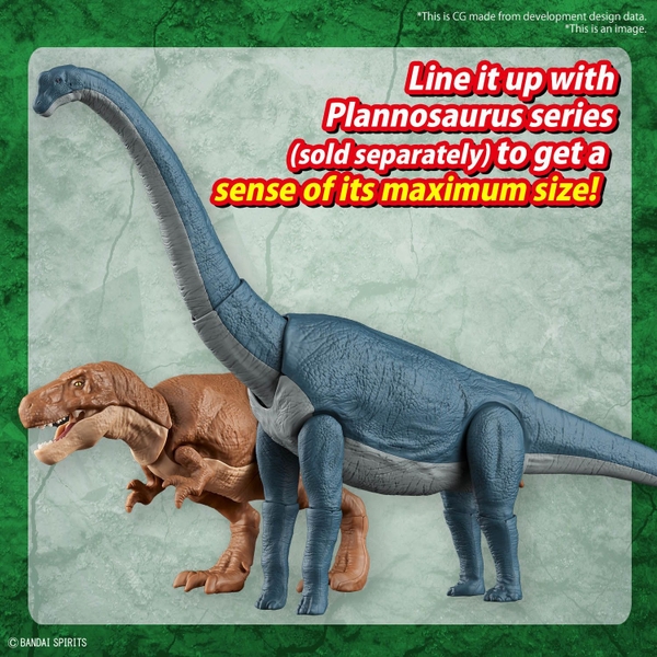 Mô Hình Lắp Ráp Khủng Long PLANNOSAURUS Brachiosaurus của Bandai Nhật bản