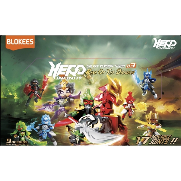 Mô hình Lắp Ráp Hero Infinity - GVT04 - Clash of Gods - Blokees - EH11