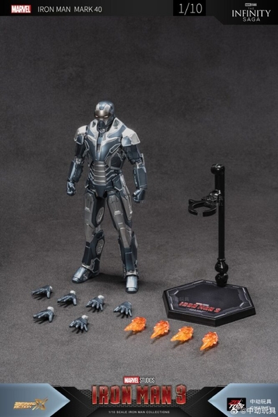 Mô Hình Ráp Sẵn Marvel 1/10 Iron Man Mk40 của ZDtoys