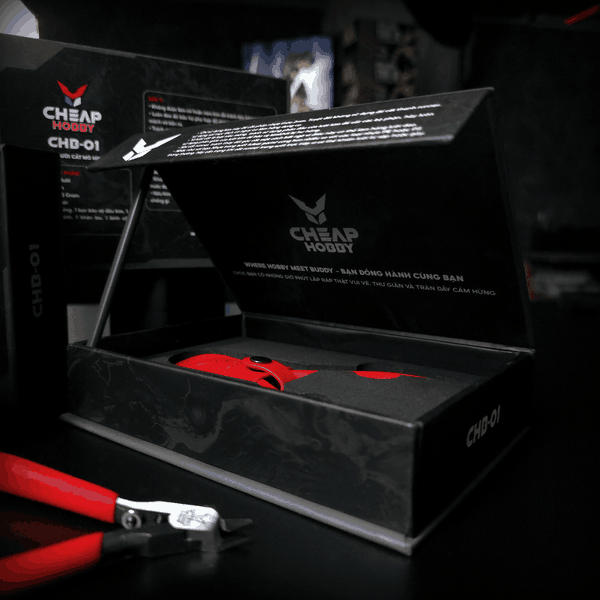 Dụng Cụ CheapHobby Kìm 1 Lưỡi Cắt Gundam CHB-01 Single Blade Nipper (Tặng Kèm Xịt Chống Rỉ và lò xo)