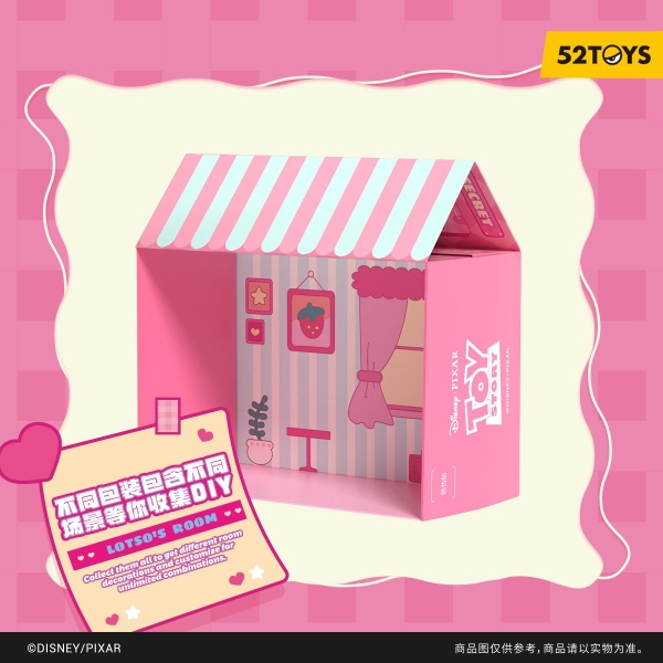 Hộp Mù BlindBox 52Toys Candy Box Lotso’s Room – Gấu Dâu Strawberry Bear’s