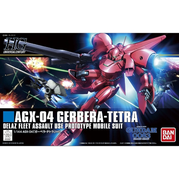 Mô Hình Lắp Ráp Gundam HGUC GERBERA-TETRA của Bandai Nhật bản