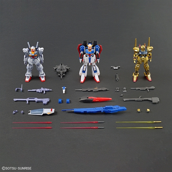 Mô Hình Lắp Ráp HGUC Zeta Gundam (U.C. 0088)／Hyaku Shiki／Gundam Mk-II (AEUG) (Gryphios War Special Color) Bandai